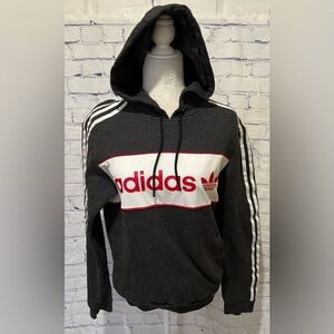 MEN'S ADIDAS ORIGINALS TREFOIL LINEAR PULLOVER HOODIE ~ SIZE SMALL